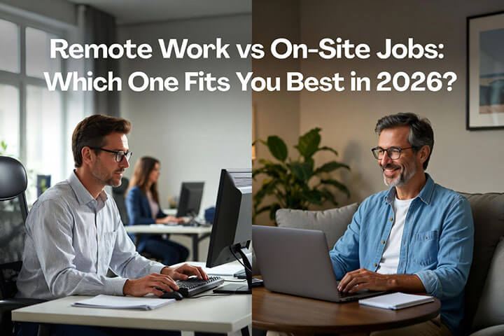 Remote Work vs On-Site Jobs 2026